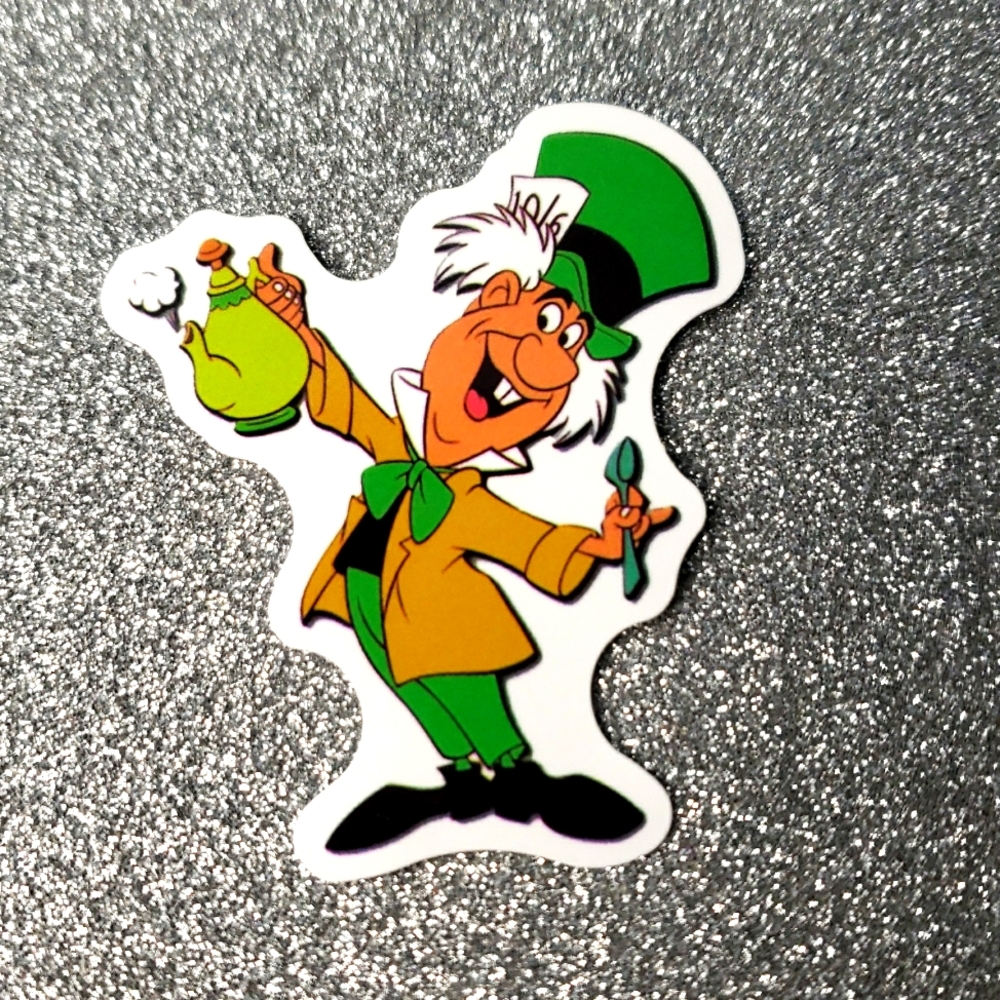 10/$10 ALICE IN WONDERLAND waterproof Sticker